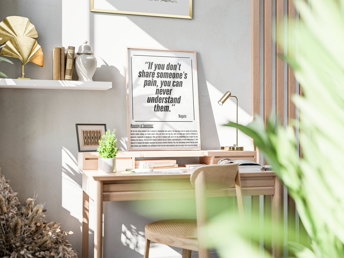Empathy Quote Poster – Inspirational Wall Art for Home or Office