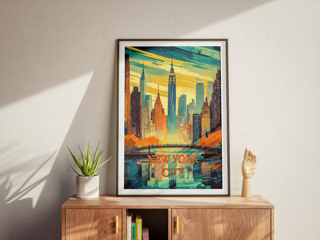 🗽 Celebrate Iconic American Landmarks with United States City Posters